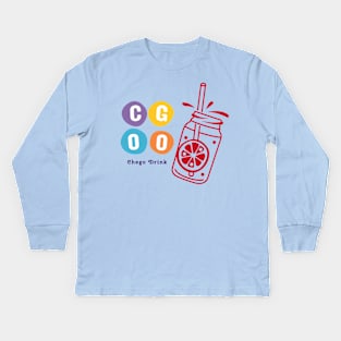 Chego drink Kids Long Sleeve T-Shirt